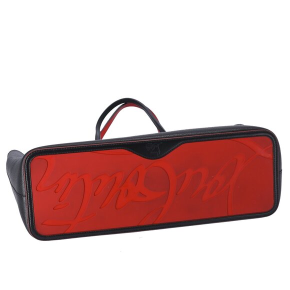 Christian Louboutin Cabata Large Tote Bag Black Leather + Pouch - Picture 5 of 6